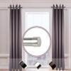 1.5 inch curtain rod 12-20 inch (Set of 2) - Satin Nickel view 2