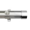 1.5 inch curtain rod 12-20 inch (Set of 2) - Satin Nickel view 4