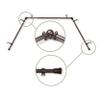 5/8 inch Bay Curtain Rod 20"-36", 38"-72" - Cocoa view 1