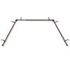 5/8 inch Bay Curtain Rod 20"-36", 38"-72" - Cocoa view 2