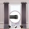 1.5 inch curtain rod 12-20 inch (Set of 2) - Black view 2