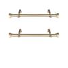 1 inch Side Curtain Rod 12-20 inch (Set of 2) - Gold view 1