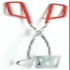CoolCookware Onward 2 in 1 Chrome Plated Turner & Tong view 1