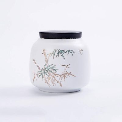 Jars Canisters Urns For Ashes Small, Cremation Urn For Human Pet Dog/Cat Ashes, Ceramic Urn Pots Non-woven Sealing Cover 10/14 (Color : 2)