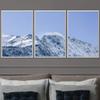 SIGNWIN 3 Piece Framed Canvas Wall Art Snow Mountain Landscape Canvas Prints Home Artwork Decoration for Living Room,Bedroom - 16"x24"x3 Panels view 1