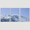 SIGNWIN 3 Piece Framed Canvas Wall Art Snow Mountain Landscape Canvas Prints Home Artwork Decoration for Living Room,Bedroom - 16"x24"x3 Panels view 3
