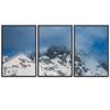 SIGNWIN 3 Piece Framed Canvas Wall Art Snow Mountain Canvas Prints Home Artwork Decoration for Living Room,Bedroom - 16"x24"x3 Panels view 2