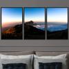 SIGNWIN 3 Piece Framed Canvas Wall Art Mountain Top Landscape Canvas Prints Home Artwork Decoration for Living Room,Bedroom - 16"x24"x3 Panels view 1