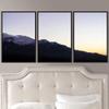 SIGNWIN 3 Piece Framed Canvas Wall Art Mountain Top Landscape Canvas Prints Home Artwork Decoration for Living Room,Bedroom - 16"x24"x3 Panels view 1