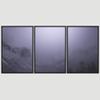 SIGNWIN 3 Piece Framed Canvas Wall Art Foggy Mountains Canvas Prints Home Artwork Decoration for Living Room,Bedroom - 16"x24"x3 Panels view 3
