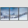 SIGNWIN 3 Piece Framed Canvas Wall Art Foggy Mountains Canvas Prints Home Artwork Decoration for Living Room,Bedroom - 16"x24"x3 Panels view 3