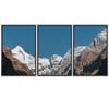 SIGNWIN 3 Piece Framed Canvas Wall Art Snow Mountain Canvas Prints Home Artwork Decoration for Living Room,Bedroom - 16"x24"x3 Panels view 2