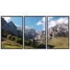 SIGNWIN 3 Piece Framed Canvas Wall Art Mountain Landscape Canvas Prints Home Artwork Decoration for Living Room,Bedroom - 16"x24"x3 Panels view 2