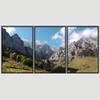SIGNWIN 3 Piece Framed Canvas Wall Art Mountain Landscape Canvas Prints Home Artwork Decoration for Living Room,Bedroom - 16"x24"x3 Panels view 3
