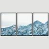 SIGNWIN 3 Piece Framed Canvas Wall Art Snow Mountain Canvas Prints Home Artwork Decoration for Living Room,Bedroom - 16"x24"x3 Panels view 3
