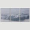SIGNWIN 3 Piece Framed Canvas Wall Art Foggy Mountains Canvas Prints Home Artwork Decoration for Living Room,Bedroom - 16"x24"x3 Panels view 3