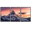 SIGNWIN 3 Piece Framed Canvas Wall Art Mountain Landscape Canvas Prints Home Artwork Decoration for Living Room,Bedroom - 16"x24"x3 Panels view 2
