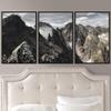 SIGNWIN 3 Piece Framed Canvas Wall Art Mountain Landscape Canvas Prints Home Artwork Decoration for Living Room,Bedroom - 16"x24"x3 Panels view 1