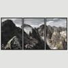 SIGNWIN 3 Piece Framed Canvas Wall Art Mountain Landscape Canvas Prints Home Artwork Decoration for Living Room,Bedroom - 16"x24"x3 Panels view 3