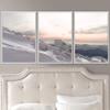 SIGNWIN 3 Piece Framed Canvas Wall Art Snow Mountain Canvas Prints Home Artwork Decoration for Living Room,Bedroom - 16"x24"x3 Panels view 1