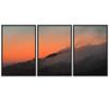SIGNWIN 3 Piece Framed Canvas Wall Art Foggy Mountains Canvas Prints Home Artwork Decoration for Living Room,Bedroom - 16"x24"x3 Panels view 2