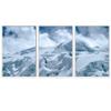 SIGNWIN 3 Piece Framed Canvas Wall Art Snow Mountain Canvas Prints Home Artwork Decoration for Living Room,Bedroom - 16"x24"x3 Panels view 2