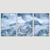 SIGNWIN 3 Piece Framed Canvas Wall Art Snow Mountain Canvas Prints Home Artwork Decoration for Living Room,Bedroom - 16"x24"x3 Panels view 3