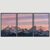 SIGNWIN 3 Piece Framed Canvas Wall Art Snow Mountain Canvas Prints Home Artwork Decoration for Living Room,Bedroom - 16"x24"x3 Panels view 3