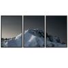 SIGNWIN 3 Piece Framed Canvas Wall Art Snow Mountain Canvas Prints Home Artwork Decoration for Living Room,Bedroom - 16"x24"x3 Panels view 2