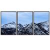 SIGNWIN 3 Piece Framed Canvas Wall Art Snow Mountain Canvas Prints Home Artwork Decoration for Living Room,Bedroom - 16"x24"x3 Panels view 2
