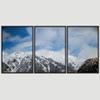 SIGNWIN 3 Piece Framed Canvas Wall Art Snow Mountain Canvas Prints Home Artwork Decoration for Living Room,Bedroom - 16"x24"x3 Panels view 3