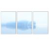 SIGNWIN 3 Piece Framed Canvas Wall Art Foggy Mountains Canvas Prints Home Artwork Decoration for Living Room,Bedroom - 16"x24"x3 Panels view 2