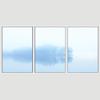 SIGNWIN 3 Piece Framed Canvas Wall Art Foggy Mountains Canvas Prints Home Artwork Decoration for Living Room,Bedroom - 16"x24"x3 Panels view 3