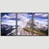 SIGNWIN 3 Piece Framed Canvas Wall Art Mountain Landscape Canvas Prints Home Artwork Decoration for Living Room,Bedroom - 16"x24"x3 Panels view 3