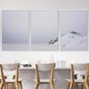 SIGNWIN 3 Piece Framed Canvas Wall Art Snow Mountain Canvas Prints Home Artwork Decoration for Living Room,Bedroom - 16"x24"x3 Panels view 1