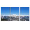 SIGNWIN 3 Piece Framed Canvas Wall Art Snow Mountain Canvas Prints Home Artwork Decoration for Living Room,Bedroom - 16"x24"x3 Panels view 2