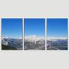 SIGNWIN 3 Piece Framed Canvas Wall Art Snow Mountain Canvas Prints Home Artwork Decoration for Living Room,Bedroom - 16"x24"x3 Panels view 3