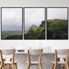 SIGNWIN 3 Piece Framed Canvas Wall Art Mountain Landscape Canvas Prints Home Artwork Decoration for Living Room,Bedroom - 16"x24"x3 Panels view 1