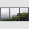 SIGNWIN 3 Piece Framed Canvas Wall Art Mountain Landscape Canvas Prints Home Artwork Decoration for Living Room,Bedroom - 16"x24"x3 Panels view 3