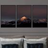 SIGNWIN 3 Piece Framed Canvas Wall Art Snow Mountain Canvas Prints Home Artwork Decoration for Living Room,Bedroom - 16"x24"x3 Panels view 1