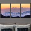 SIGNWIN 3 Piece Framed Canvas Wall Art Foggy Mountains Canvas Prints Home Artwork Decoration for Living Room,Bedroom - 16"x24"x3 Panels view 1