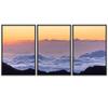 SIGNWIN 3 Piece Framed Canvas Wall Art Foggy Mountains Canvas Prints Home Artwork Decoration for Living Room,Bedroom - 16"x24"x3 Panels view 2