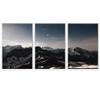 SIGNWIN 3 Piece Framed Canvas Wall Art Mountain Landscape Canvas Prints Home Artwork Decoration for Living Room,Bedroom - 16"x24"x3 Panels view 2