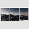 SIGNWIN 3 Piece Framed Canvas Wall Art Mountain Landscape Canvas Prints Home Artwork Decoration for Living Room,Bedroom - 16"x24"x3 Panels view 3
