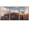 SIGNWIN 3 Piece Framed Canvas Wall Art Foggy Mountains Canvas Prints Home Artwork Decoration for Living Room,Bedroom - 16"x24"x3 Panels view 2