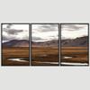 SIGNWIN 3 Piece Framed Canvas Wall Art Valley Rivers Canvas Prints Home Artwork Decoration for Living Room,Bedroom - 16"x24"x3 Panels view 3