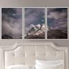 SIGNWIN 3 Piece Framed Canvas Wall Art Starry Sky Canvas Prints Home Artwork Decoration for Living Room,Bedroom - 16"x24"x3 Panels view 1