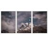 SIGNWIN 3 Piece Framed Canvas Wall Art Starry Sky Canvas Prints Home Artwork Decoration for Living Room,Bedroom - 16"x24"x3 Panels view 2
