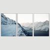 SIGNWIN 3 Piece Framed Canvas Wall Art Winter Lake Canvas Prints Home Artwork Decoration for Living Room,Bedroom - 16"x24"x3 Panels view 3