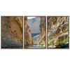 SIGNWIN 3 Piece Framed Canvas Wall Art Forest Rivers Canvas Prints Home Artwork Decoration for Living Room,Bedroom - 16"x24"x3 Panels view 2